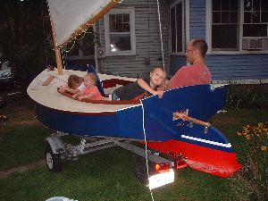 Backyard sail - 9/8/2007